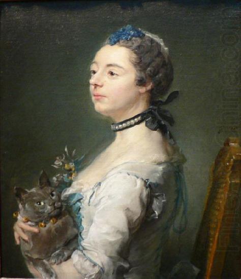 Jean-Baptiste Perronneau Portrait of Magdaleine Pinceloup de la Grange, nee de Parseval china oil painting image